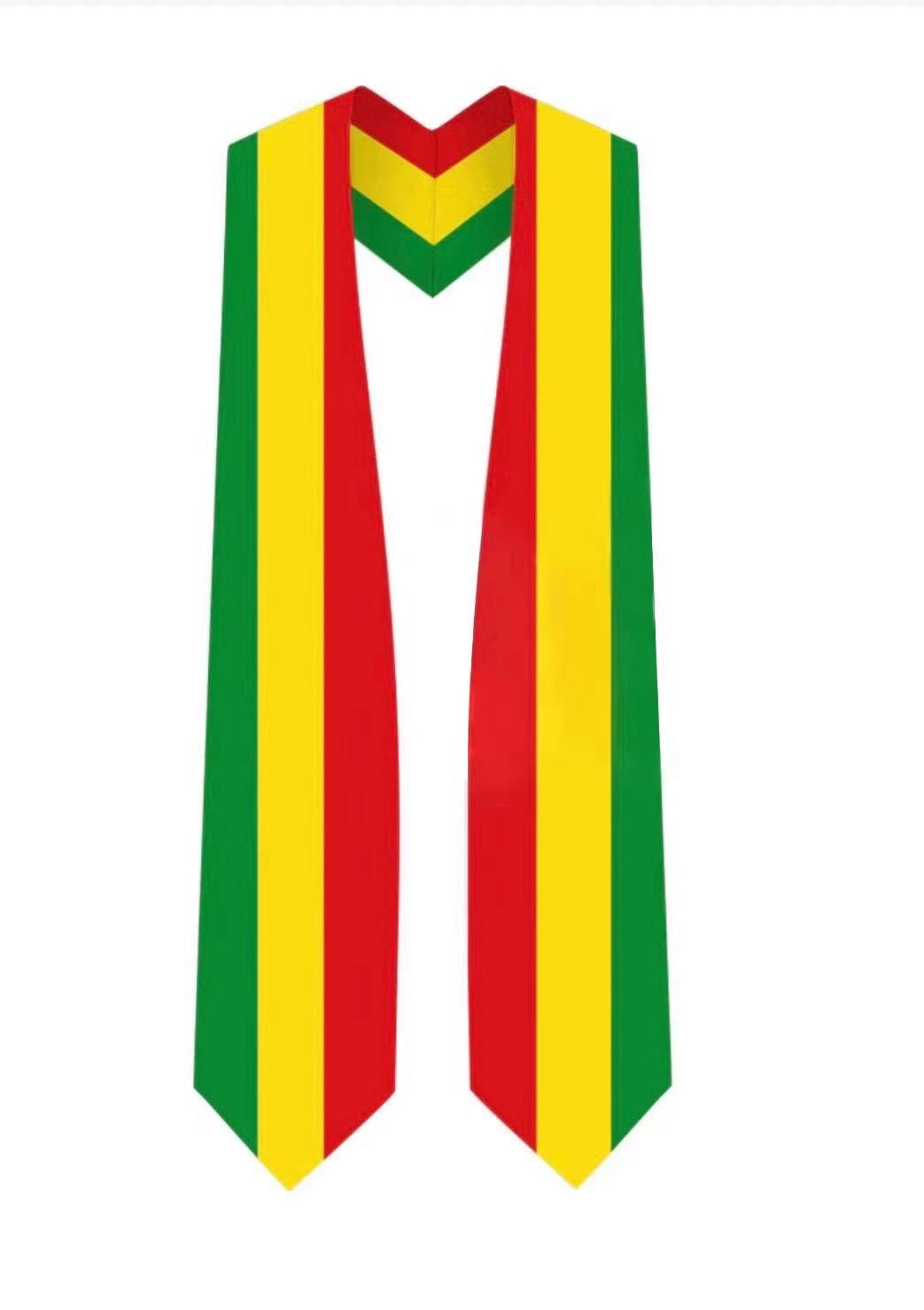 Ethiopia ,America,Rastafari Lion Flag, Unisex stole.