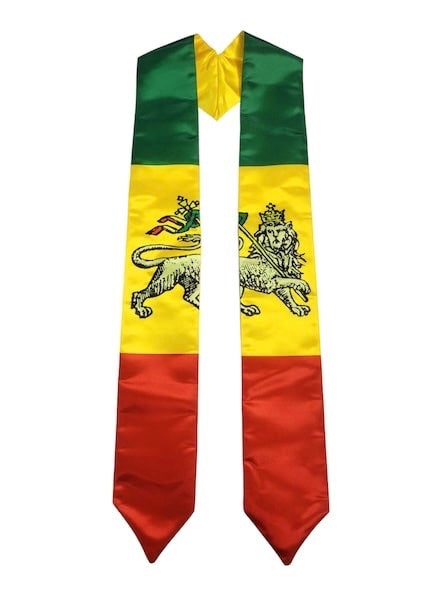 Ethiopia ,America,Rastafari Lion Flag, Unisex stole.